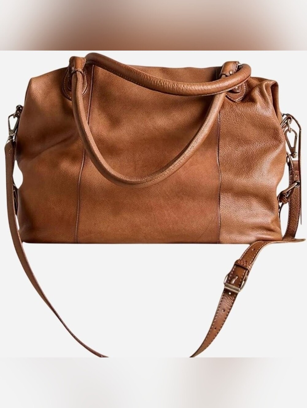Women's Brown Tote Handbag - Stylish Everyday Shoulder Bag